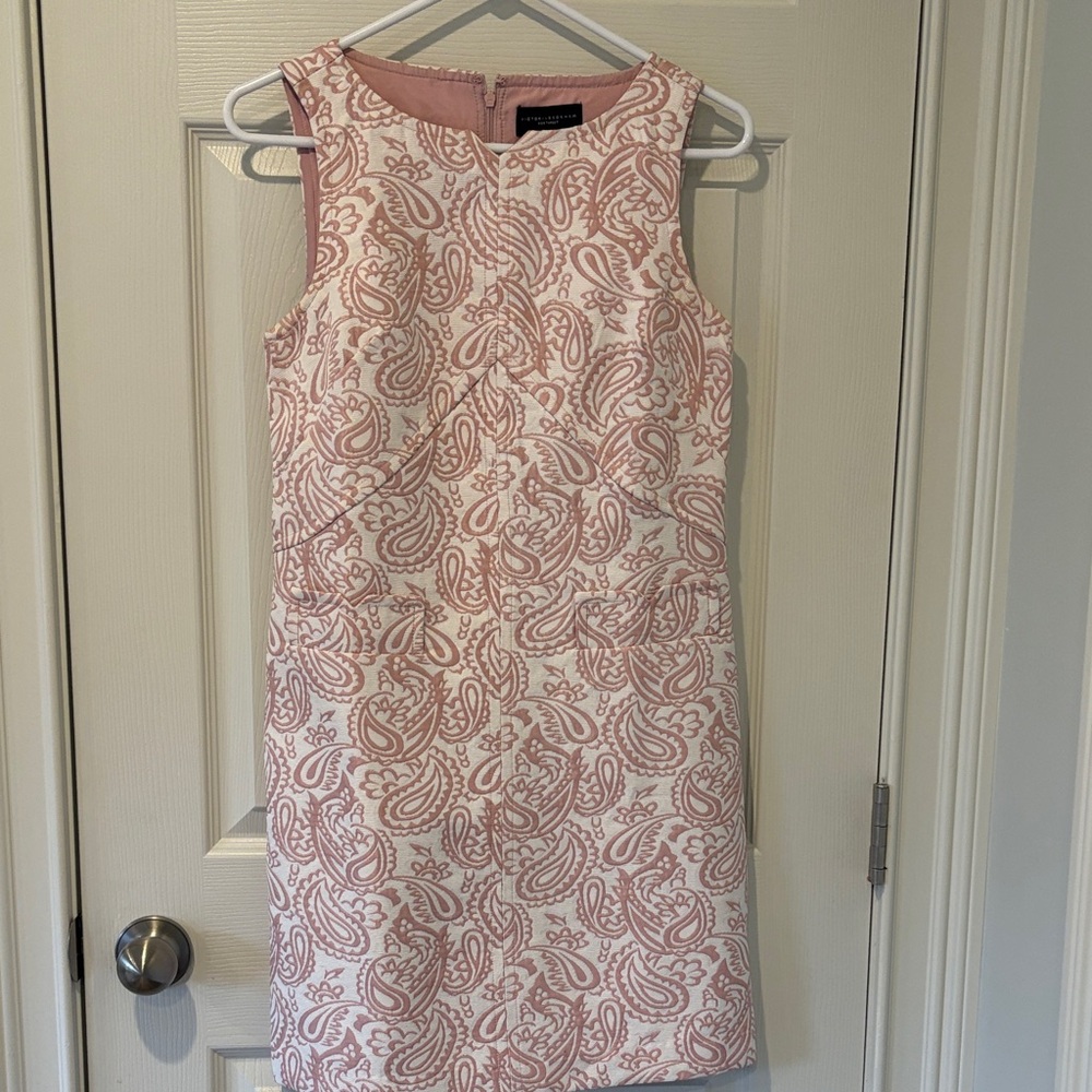 Victoria Beckham for Target Pink Patterned Mini Dress